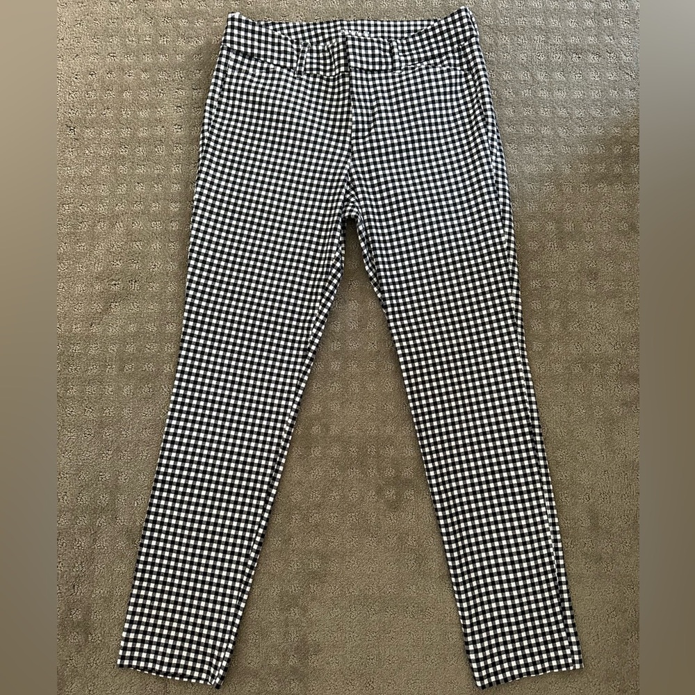 Old Navy Pixie Ankle Checker Pants, Size 4